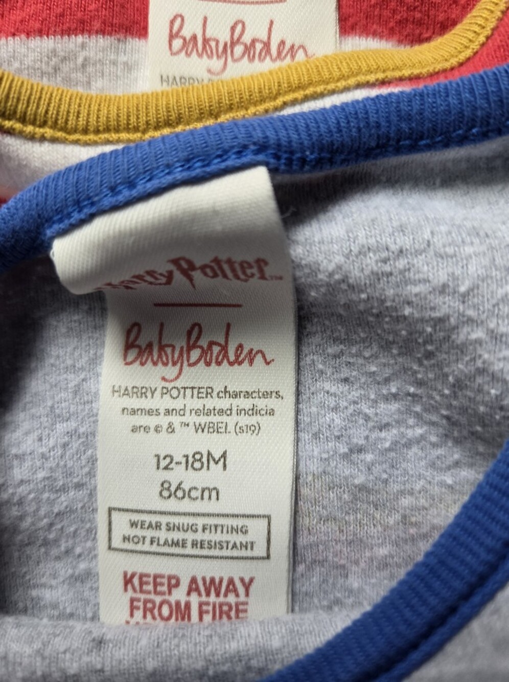 Harry Potter x Baby Boden Kids Pajama Sets Size 12-18M - Picture 6 of 6